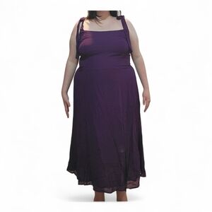 REFORMATION TWILIGHT DRESS IN RAISIN NWT